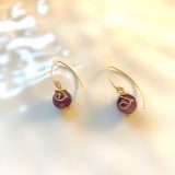Sparkly leaf shaped Earrings