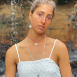 Hamsa Colourful Satin Cord Necklace - Image 2