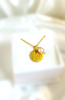Judaica Neshama Pendant Necklace with Gemstone/ Pearl charm