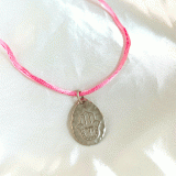 Hamsa Colourful Satin Cord Necklace - Image 4